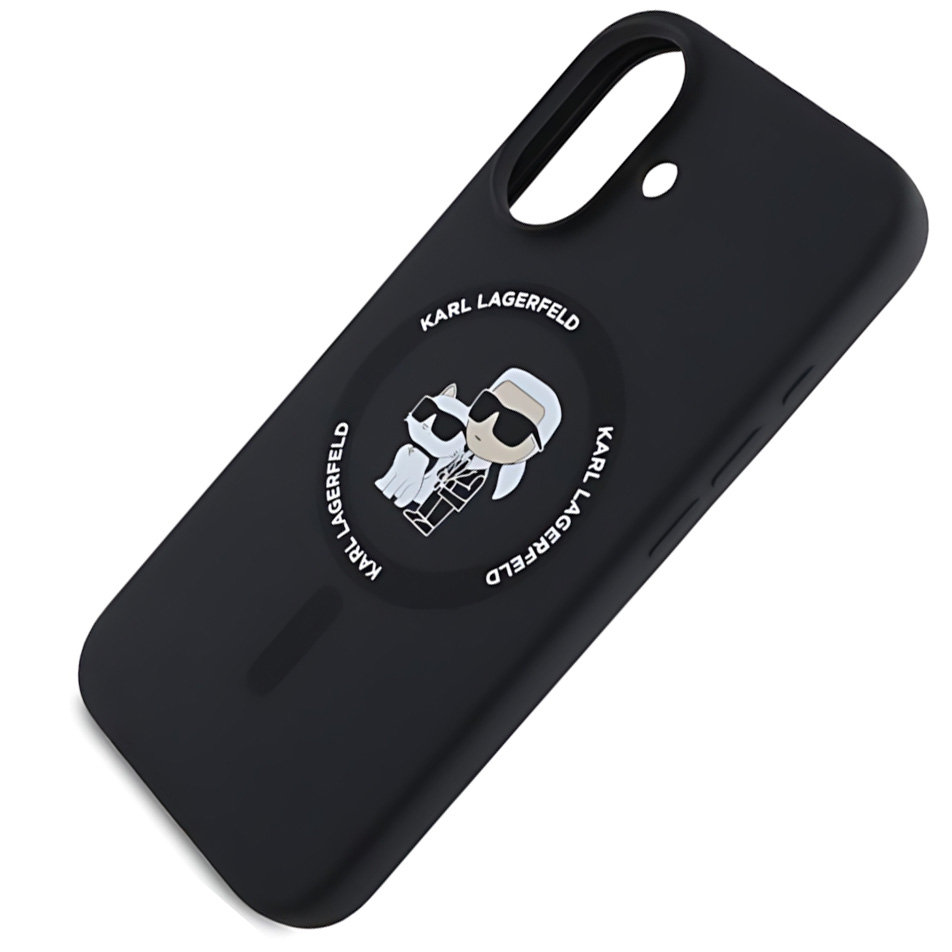 Etui Karl Lagerfeld Silicone Choupette Head MagSafe dla iPhone 16